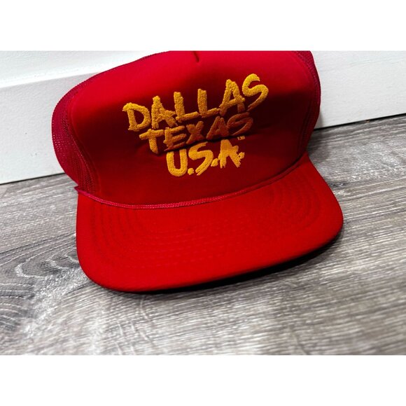 Dallas Taxes Baseball Cap Hat Men's One Size Adjustable 100% Polyester Red - Picture 2 of 7